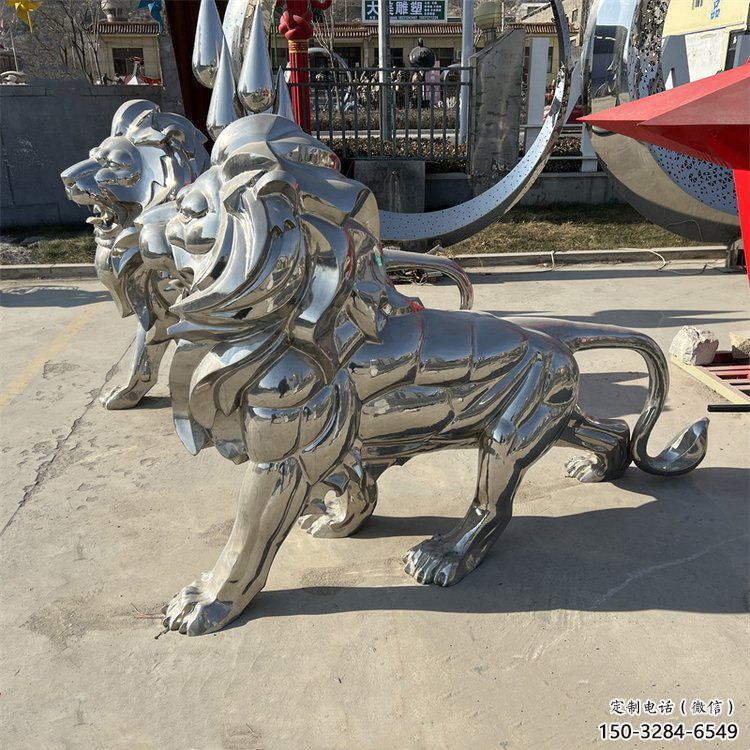 獅子雕塑工廠,鏡面拋光藝術,不銹鋼獅子雕塑供應 獅子雕塑工廠,鏡面拋光藝術,不銹鋼獅子雕塑供應