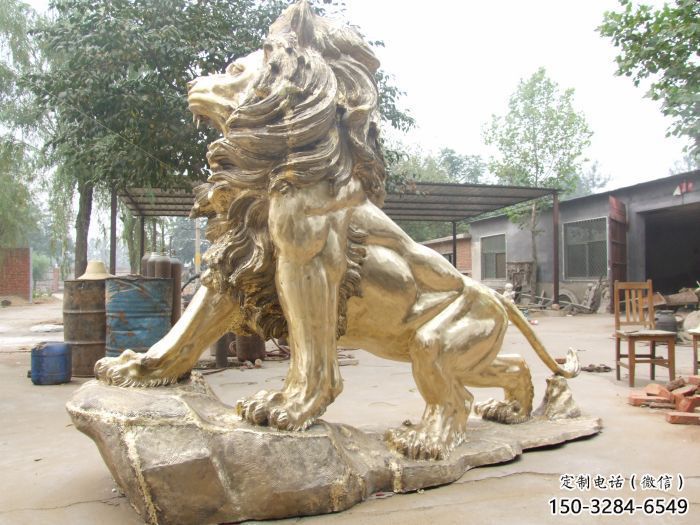 黃銅獅子雕塑預(yù)定,動物景觀擺件,走獅主題雕塑精品 黃銅獅子雕塑預(yù)定,動物景觀擺件,走獅主題雕塑精品