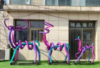 風(fēng)景區(qū)小鹿雕塑