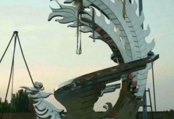 景觀鳳凰雕塑供求，美陳雕塑，藝術不銹鋼鳳凰雕塑優選