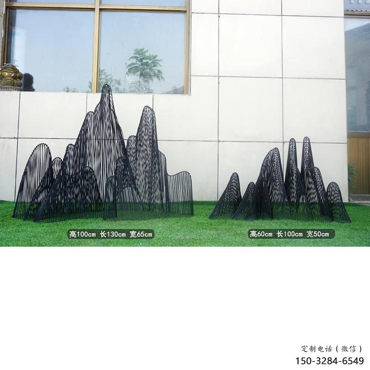 編織假山雕塑，中式工藝，社區(qū)假山雕塑制造商