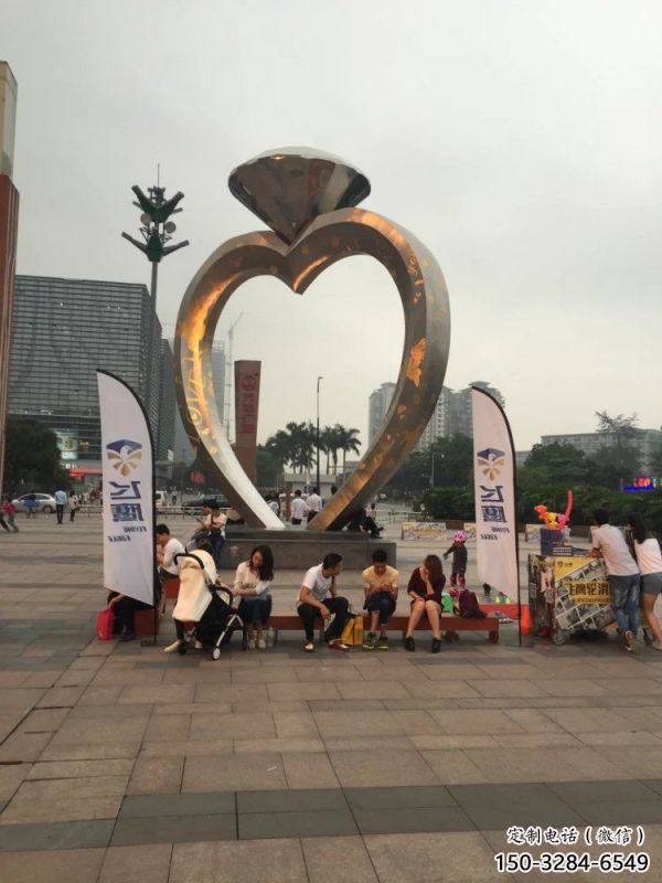 戒指環雕塑承接,景區案例,公園戒指環雕塑定制 戒指環雕塑承接,景區案例,公園戒指環雕塑定制