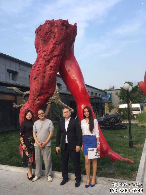 人字雕塑常用，公園小品，房地產(chǎn)不銹鋼人字雕塑生產(chǎn)商