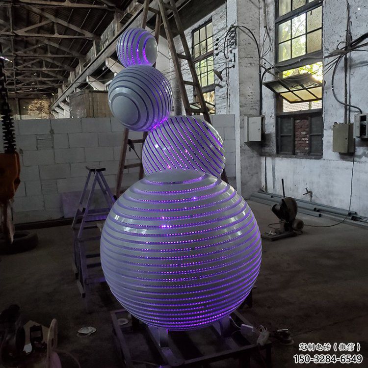 燈光球雕塑制作,公園小品,不銹鋼燈光球雕塑優選 燈光球雕塑制作,公園小品,不銹鋼燈光球雕塑優選