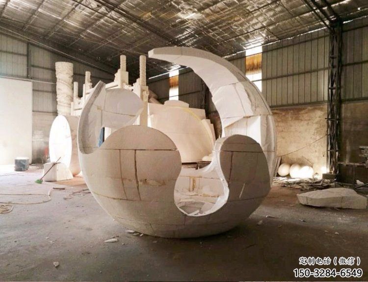 球形雕塑提供，戶外雕塑，不銹鋼球形雕塑生產