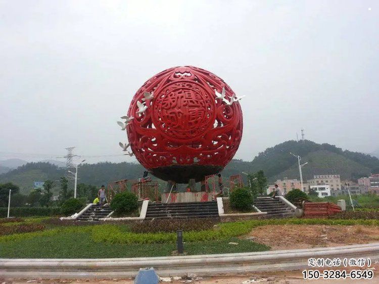 圓球雕塑訂做,街道標(biāo)識(shí),烤漆圓球雕塑定做 圓球雕塑訂做,街道標(biāo)識(shí),烤漆圓球雕塑定做