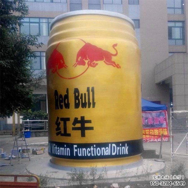 飲料瓶雕塑精選，多彩藝術，玻璃鋼飲料瓶雕塑生產優價