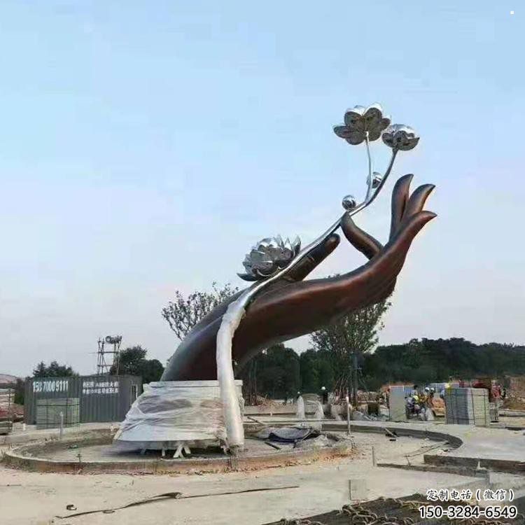 手拈花雕塑制造商,動態(tài)雕塑,不銹鋼手拈花雕塑訂做 手拈花雕塑制造商,動態(tài)雕塑,不銹鋼手拈花雕塑訂做