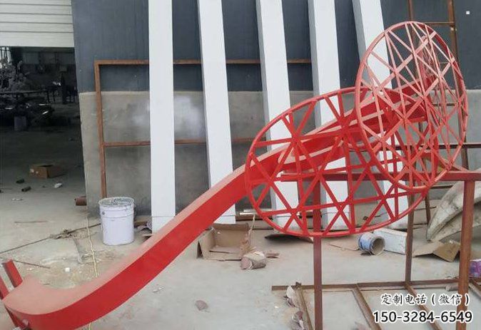 大型遮陽(yáng)樹雕塑制作，花園小品，不銹鋼遮陽(yáng)樹雕塑廠家