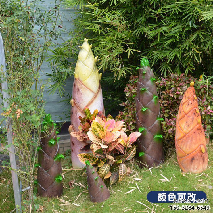 竹筍雕塑供需，小區雕塑，不銹鋼竹筍雕塑制造廠家