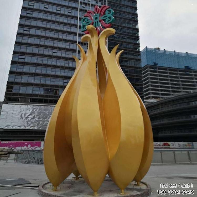 竹筍雕塑生產(chǎn)商，室外雕塑，不銹鋼竹筍雕塑廠家精品