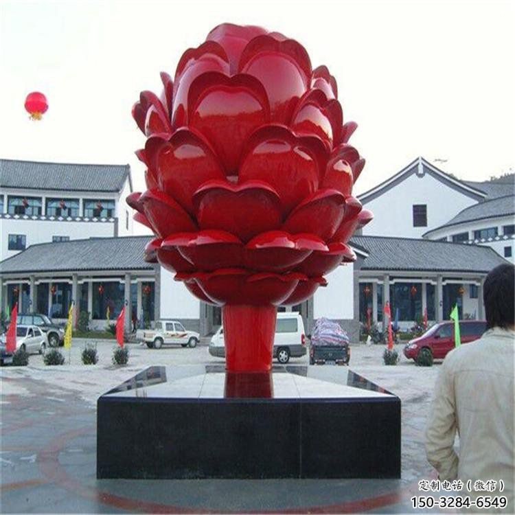 抽象果樹雕塑
