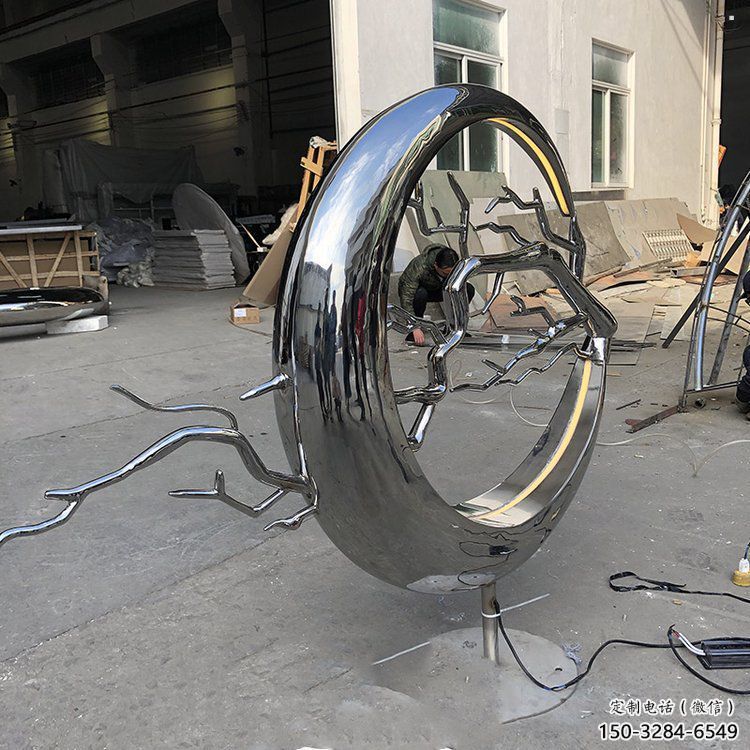 圓環(huán)樹雕塑供應,花園小品,不銹鋼圓環(huán)樹雕塑展品 圓環(huán)樹雕塑供應,花園小品,不銹鋼圓環(huán)樹雕塑展品