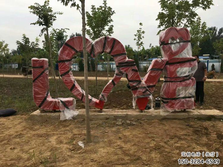 景觀love雕塑造型供需，廣場雕塑，不銹鋼love雕塑選用