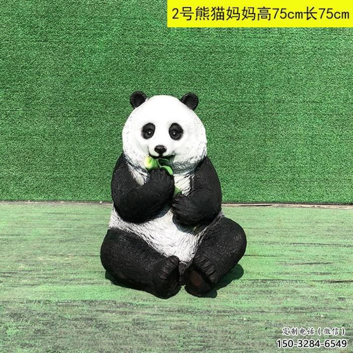 商場熊貓雕塑展品，景觀概念，仿真熊貓雕塑優(yōu)選