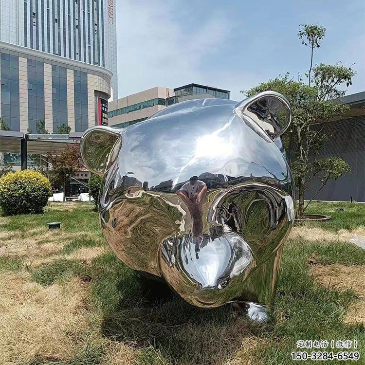 現代熊貓雕塑承接,歐式風格,廣場不銹鋼熊貓雕塑精選 現代熊貓雕塑承接,歐式風格,廣場不銹鋼熊貓雕塑精選