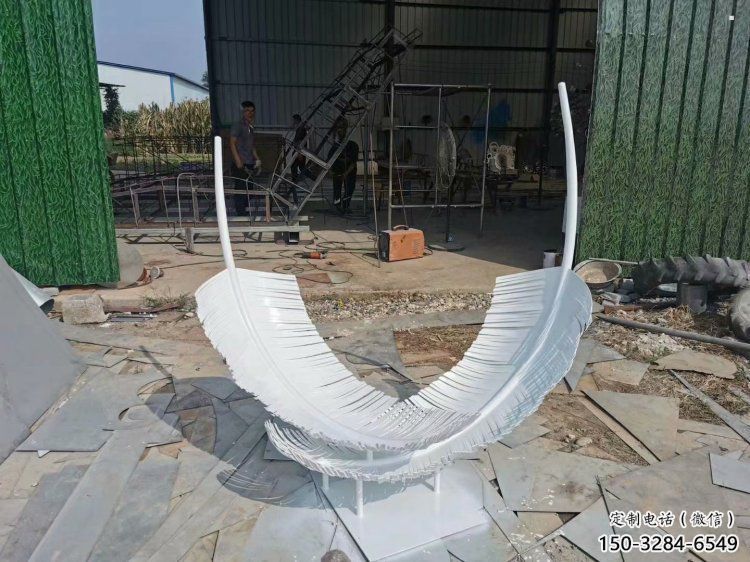 商業街羽毛雕塑 商業街羽毛雕塑