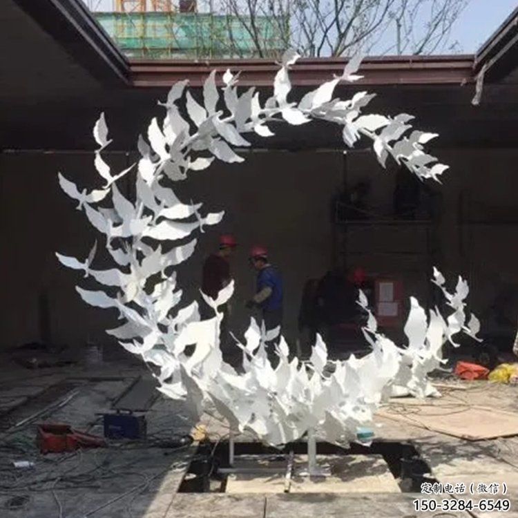 創(chuàng)意花環(huán)雕塑 創(chuàng)意花環(huán)雕塑