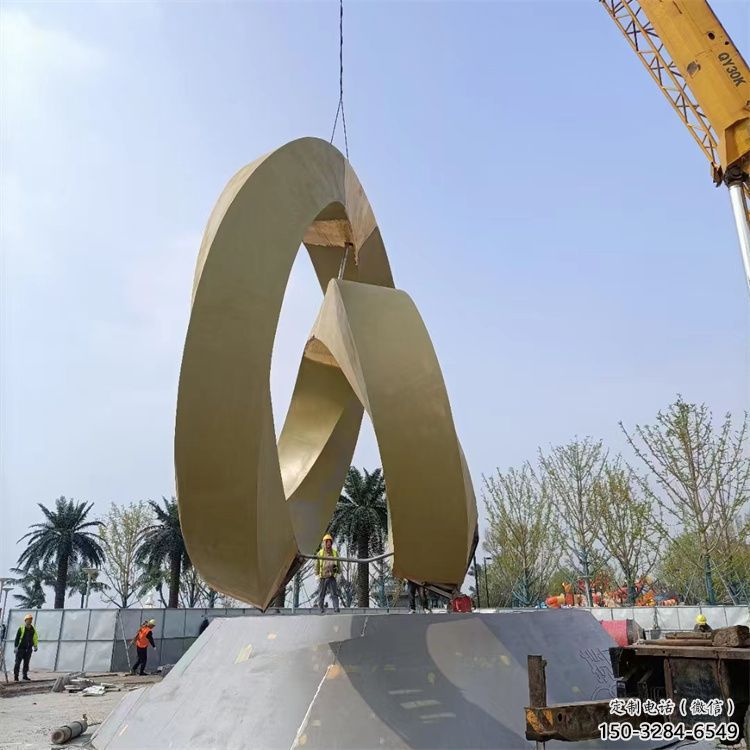 室內圓環(huán)雕塑,拉絲景觀雕塑,抽象效果 室內圓環(huán)雕塑,拉絲景觀雕塑,抽象效果