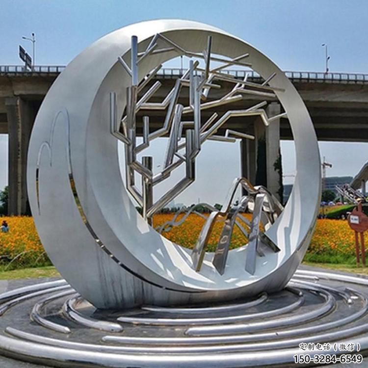 大型圓環雕塑公司,花園小品,不銹鋼圓環雕塑提供 大型圓環雕塑公司,花園小品,不銹鋼圓環雕塑提供