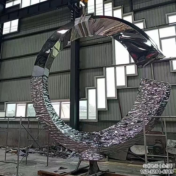圓環雕塑造型選用,美陳雕塑,抽象不銹鋼圓環雕塑標準 圓環雕塑造型選用,美陳雕塑,抽象不銹鋼圓環雕塑標準