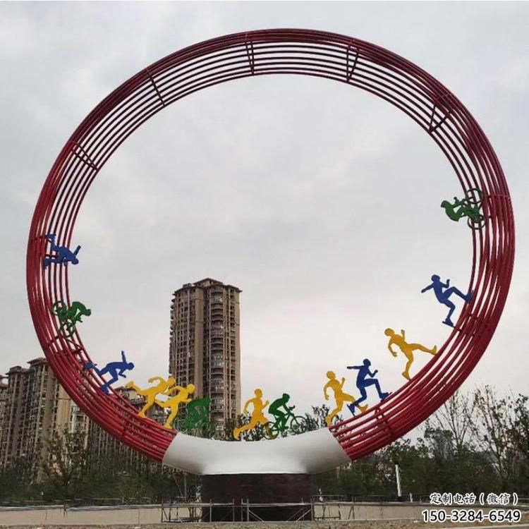 圓環(huán)雕塑點擊,地標擺件,烤漆圓環(huán)雕塑承接 圓環(huán)雕塑點擊,地標擺件,烤漆圓環(huán)雕塑承接
