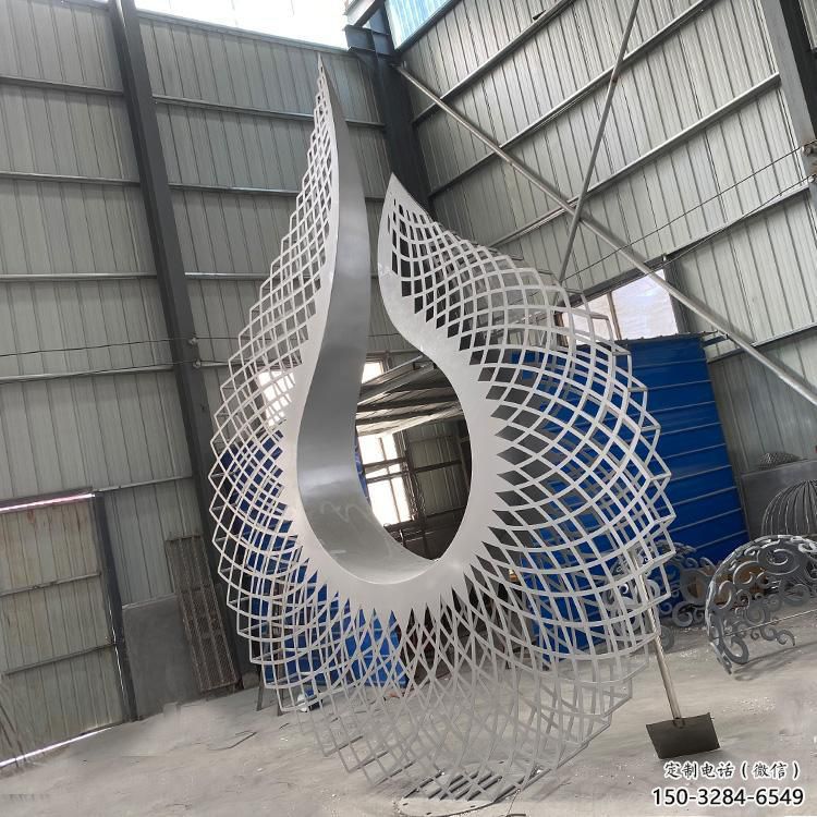 鏤空圓環雕塑供應，城市裝飾，鏤空圓環雕塑優選