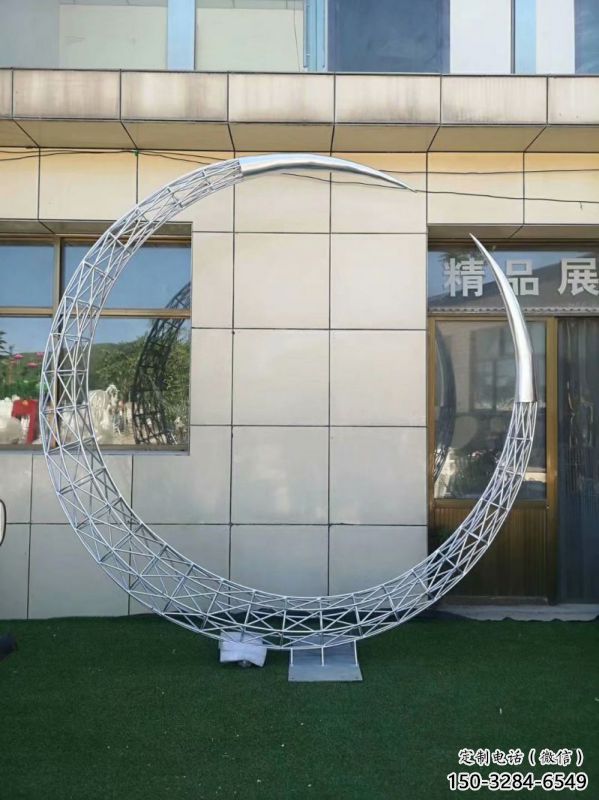 圓環(huán)雕塑精選，多彩藝術，鏤空圓環(huán)雕塑生產優(yōu)價