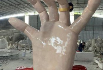 手指雕塑觀賞型，景區雕塑，不銹鋼手指雕塑廠家指用