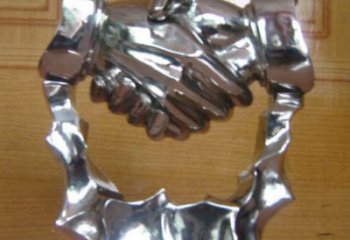 握手雕塑承接，噴泉雕塑，不銹鋼握手雕塑優(yōu)價