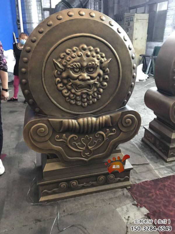 抱箍雕塑制造商，城區小品，銅抱箍雕塑制作定制