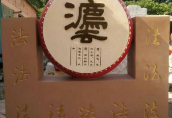 鐵缸雕塑承接，校園雕塑，鐵鼓雕塑定制供應