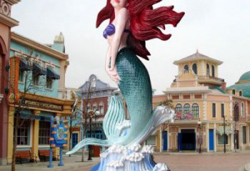 百色水景美人魚雕塑