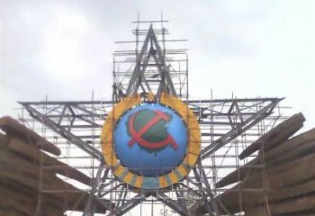 銅仁公園五角星雕塑