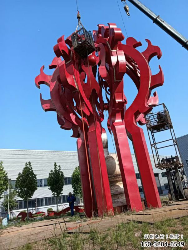 常德火球雕塑,精神堡壘火球雕塑落地展示 常德火球雕塑,精神堡壘火球雕塑落地展示
