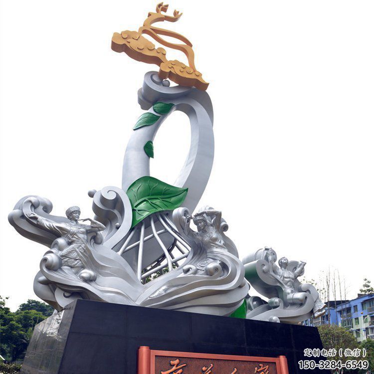 營口蘭花雕塑承接，城市裝飾，大型蘭花花朵雕塑公司