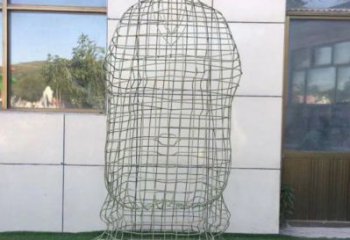 晉源鏤空孔子雕塑訂做，景區(qū)雕塑，鐵藝古代人物雕塑定價