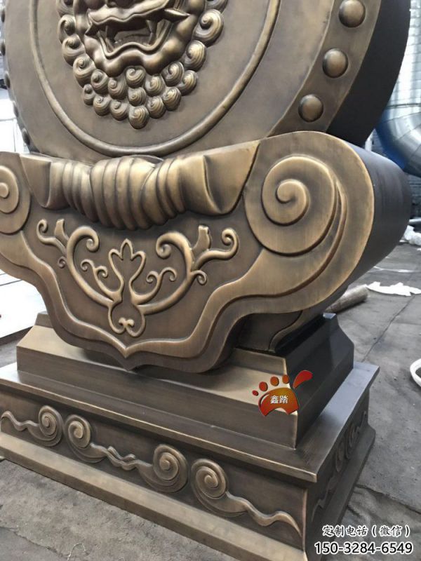 那曲抱箍鑄造觀賞型，露天雕塑，鑄銅抱箍雕塑訂做