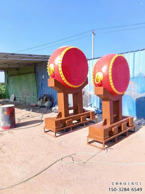 吐魯番景觀戰鼓雕塑 吐魯番景觀戰鼓雕塑