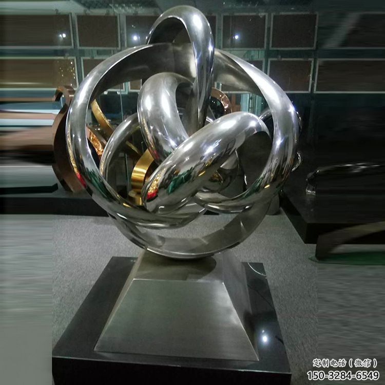 杭州地產(chǎn)雙環(huán)雕塑定做,城區(qū)小品,景觀不銹鋼雙環(huán)雕塑定價 杭州地產(chǎn)雙環(huán)雕塑定做,城區(qū)小品,景觀不銹鋼雙環(huán)雕塑定價