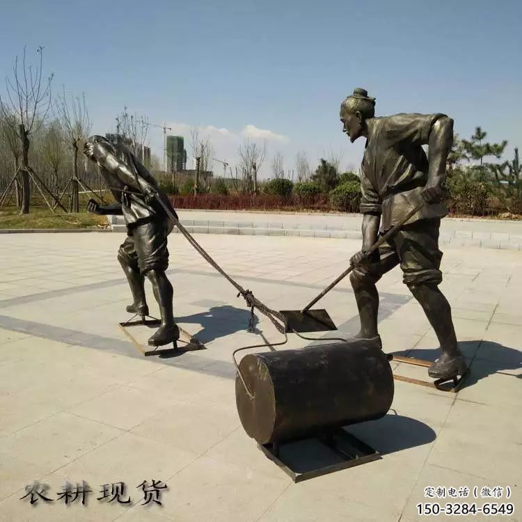金華民俗農夫雕塑 金華民俗農夫雕塑