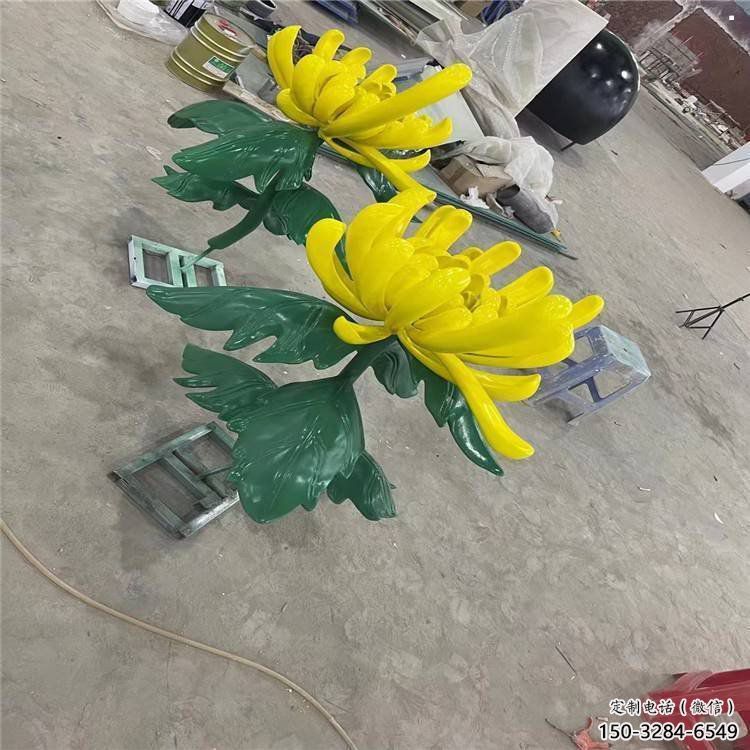 南岸景區(qū)菊花雕塑優(yōu)選，圓雕體系，城市菊花雕塑選定