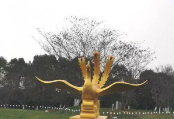 城關(guān)鳳凰雕塑選用，美陳雕塑，鑄銅鳳凰雕塑工藝廠家